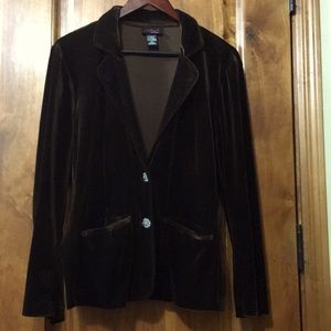 Velvet blazer